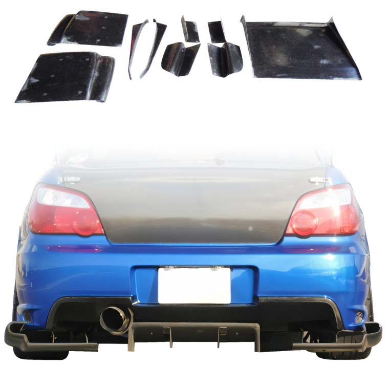 ModeloDrive FRP VAR Rear Diffuser > Subaru Impreza WRX 2002-2007 > 4/5dr - image 1