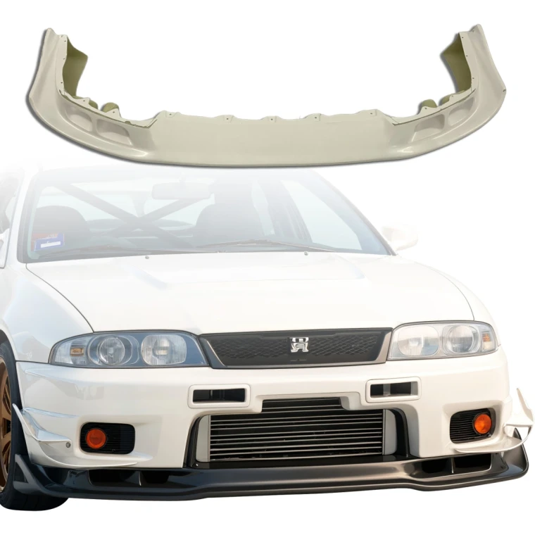 FRP ASEL Front Lip > Nissan Skyline (R33) GTR 1995-1998 - image 1