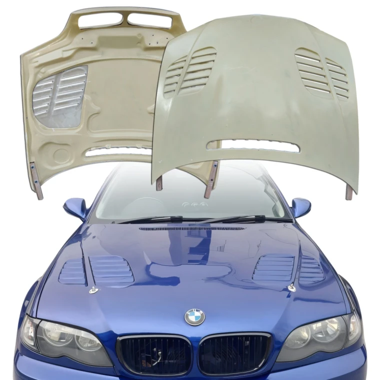 FRP GTR Hood > BMW 325i 2001-2005 > 4dr Sedan - image 1