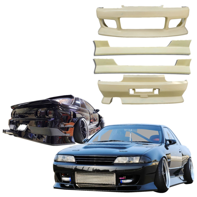 ModeloDrive FRP DMA Body Kit 4pc > Nissan Skyline (R32) GTS 1990-1994 - image 1