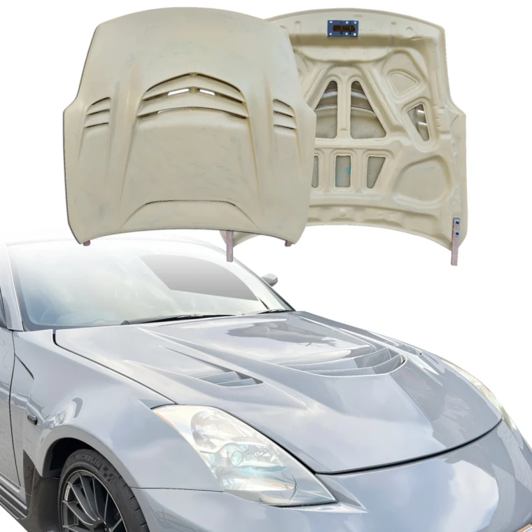 FRP MCRO Hood > Nissan 350Z (Z33) 2003-2008 - image 1