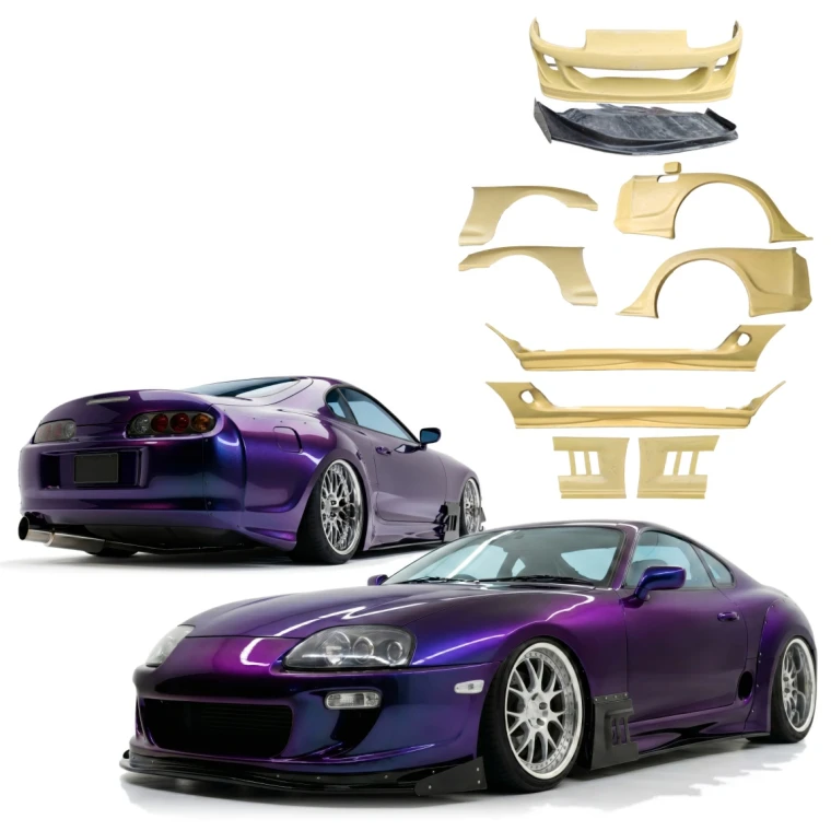 FRP RIDO Wide Body Kit 10pc > Toyota Supra (JZA80) 1993-1998 - image 1