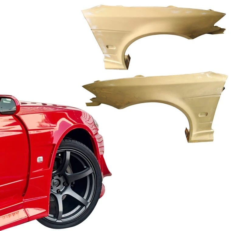 FRP VERT RID Wide Body 35mm Fenders (front) > Nissan Silvia (S15) 1999-2004 - image 1