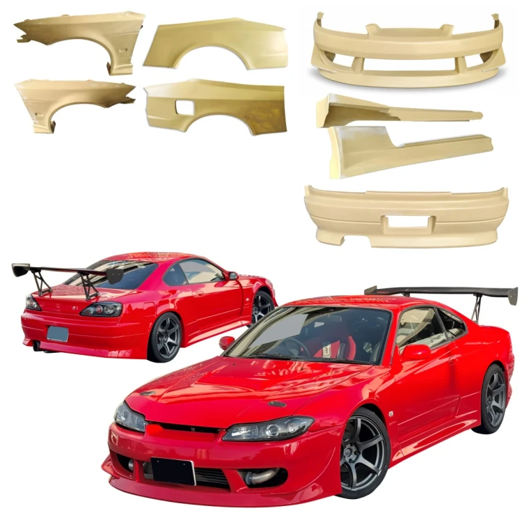 FRP VERT RID Wide Body Kit > Nissan Silvia (S15) 1999-2004 - image 1