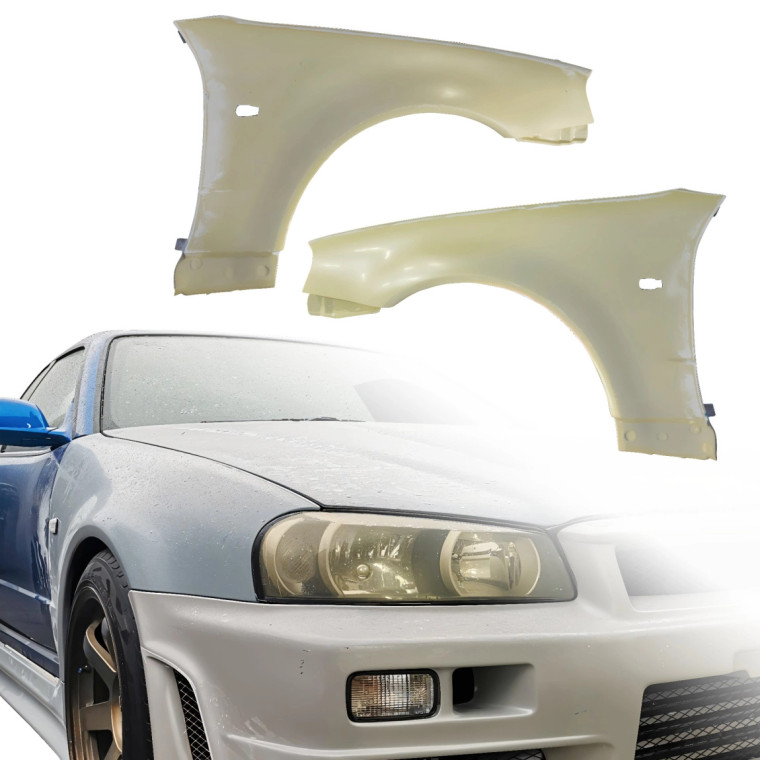 ModeloDrive FRP OER GTR Fenders (front) > Nissan Skyline (R34) GTR 1999-2004 > 2dr Coupe - image 1