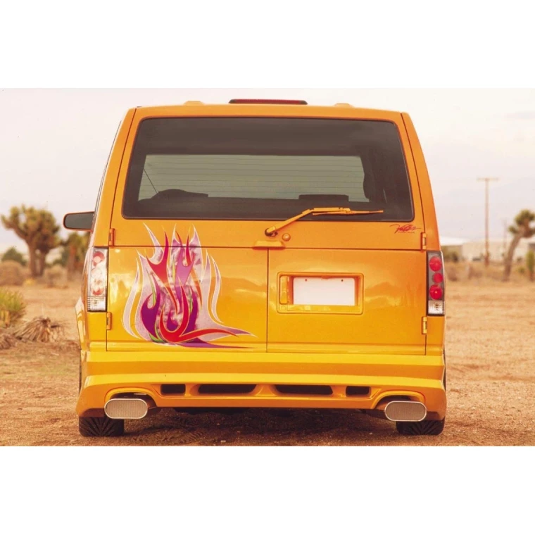 Chevrolet Astro 1995-2005 / GMC Safari Van 1995-2005 Python Look 1 Piece Polyurethane Rear Lip - image 1