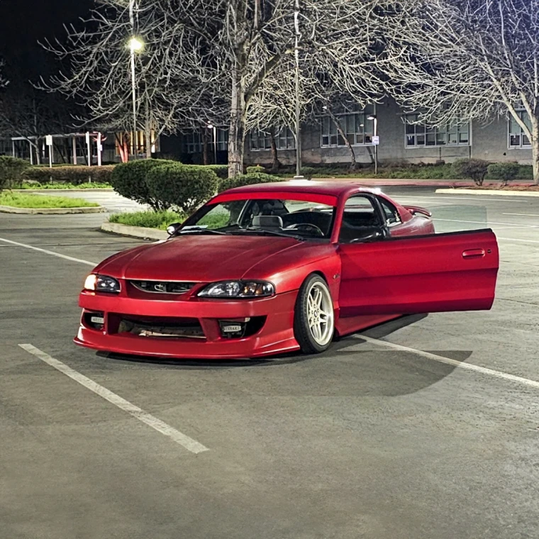 Ford Mustang 1994-1998 2FORDY 1 Piece Polyurethane Front Bumper - image 1