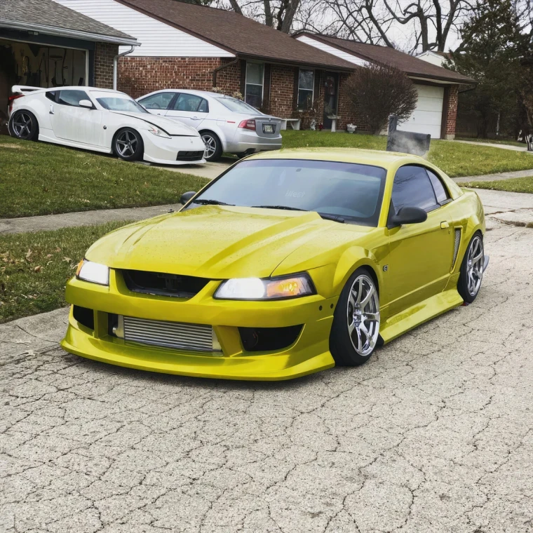 Ford Mustang 1999-2004 2FORDY 1 Piece Polyurethane Front Bumper - image 1