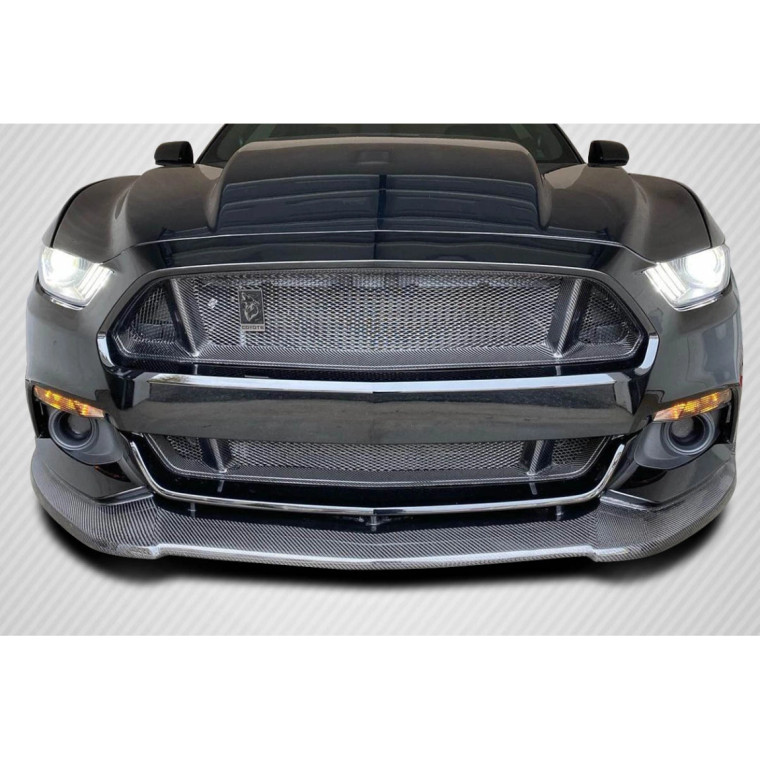 2015-2017 Ford Mustang CVX Front Lip Spoiler - 1 Piece - image 1