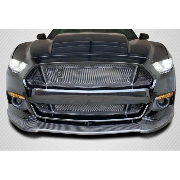2015-2017 Ford Mustang CVX Carbon Fiber Front Lip - image 1