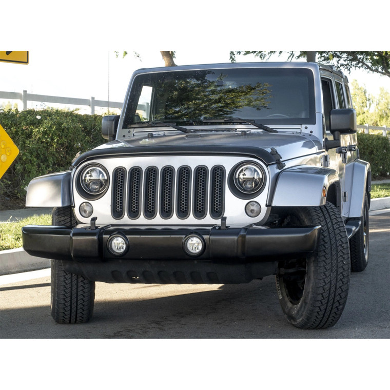 Jeep Wrangler JK (2/4 Doors) & Unlimited 2007-2018 Factory/OE Design 1 Piece Polyurethane Front Bumper - image 1