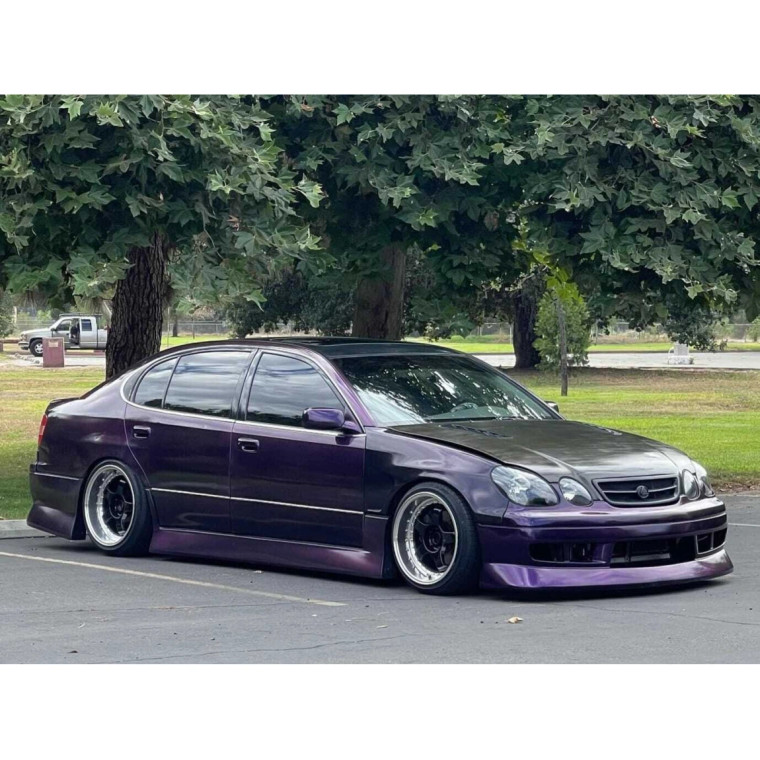 Lexus GS Series GS300 GS400 GS430 1998-2005 Bsport Style 2 Piece Polyurethane Side Skirts - image 1