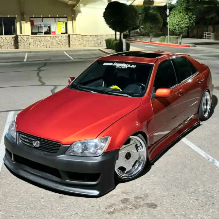 Lexus IS300 2000-2005 VTX Style 1 Piece Polyurethane Front Bumper - image 1