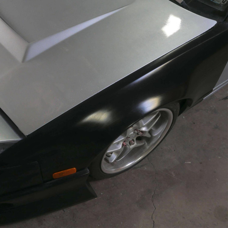 Nissan 240SX S13 (Pop Up) 1989-1994 Wide Johnnies Style 2 Piece Polyurethane 50mm Front Fenders - image 1