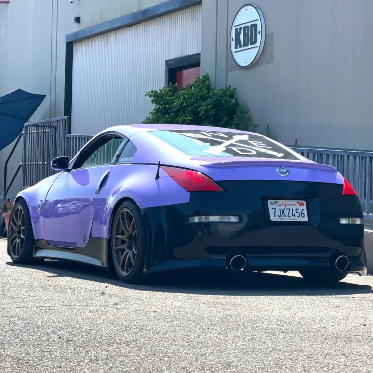 Nissan 350Z 2003-2008 VTX Style 1 Piece Polyurethane Rear Bumper - image 1