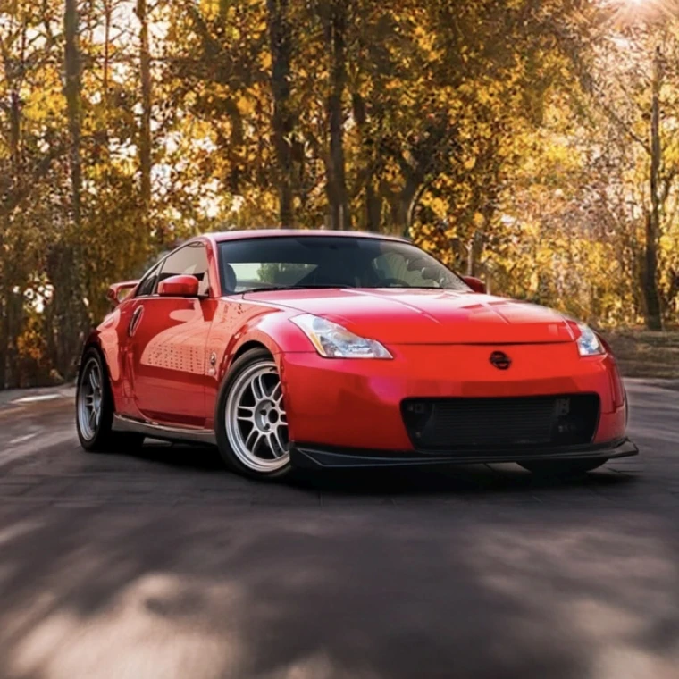 Nissan 350Z 2003-2008 Nismo V3 Style 2 Piece Polyurethane Side Skirt Add-Ons - image 1