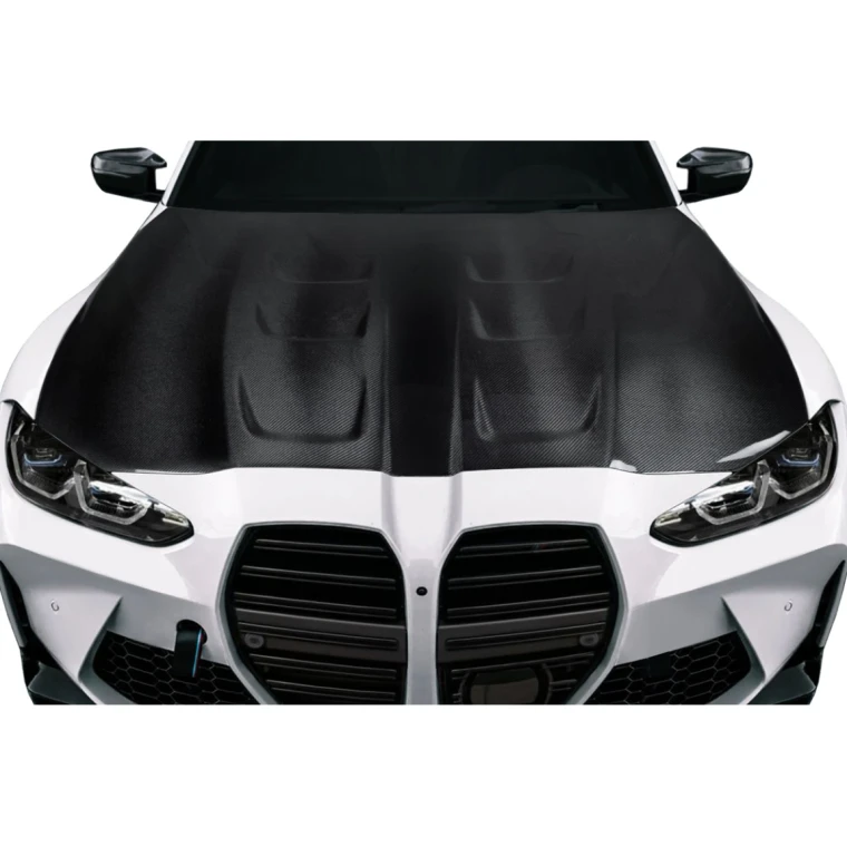 2021-2025 BMW G80 M3 / G82 G83 M4 Fighter Hood - 1 Piece - image 1