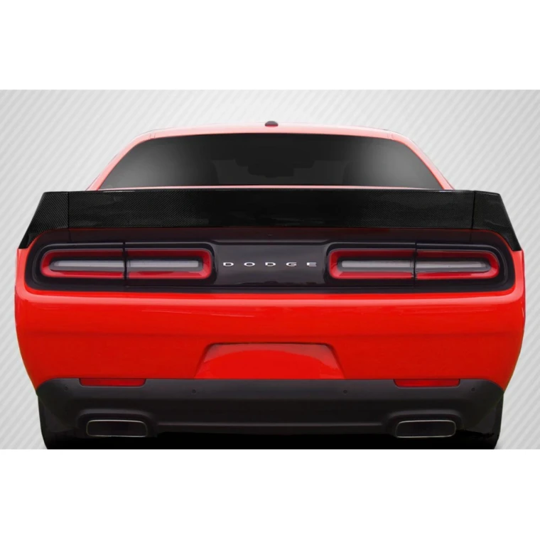 2008-2023 Dodge Challenger Novara Carbon Fiber Rear Wing - image 1
