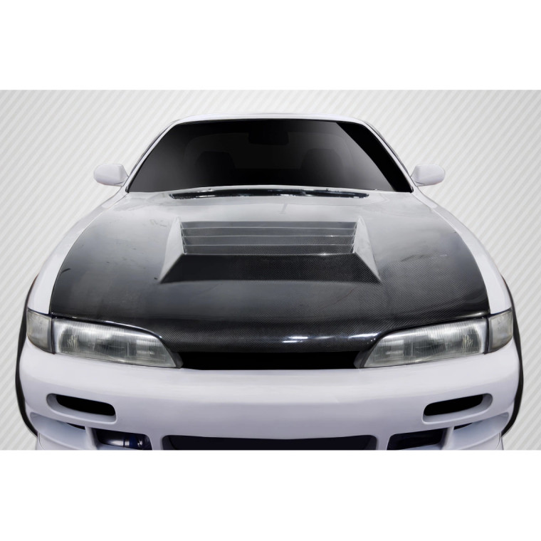 1995-1996 Nissan 240SX S14 Carbon Creations D-Spec Hood - 1 Piece - image 1