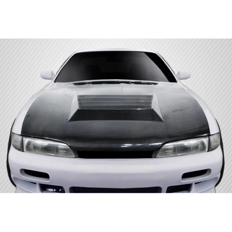 1995-1996 Nissan 240SX D-Spec Carbon Fiber Hood - image 1