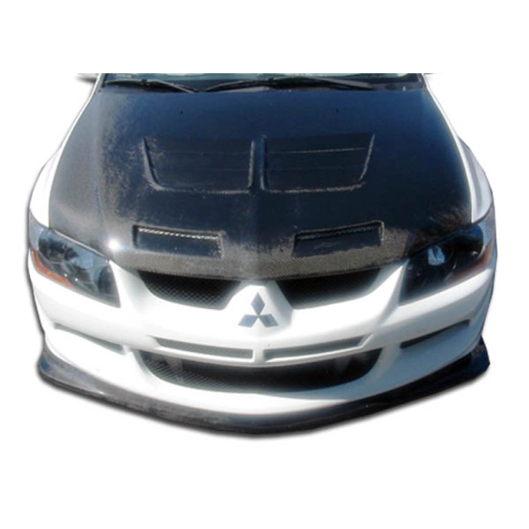 2003-2005 Mitsubishi Lancer Evolution 8 Carbon Creations Demon Front Lip Under Spoiler Air Dam - 1 Piece - image 1