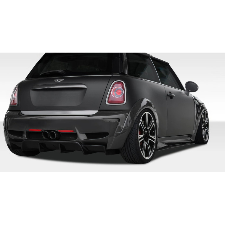 2007-2013 Mini Cooper Hatchback R56 2009-2015 Cooper convertible R57 2012-2015 Cooper Coupe / Roadster R58 R59 DL-R Rear Bumper - 1 Piece - image 1