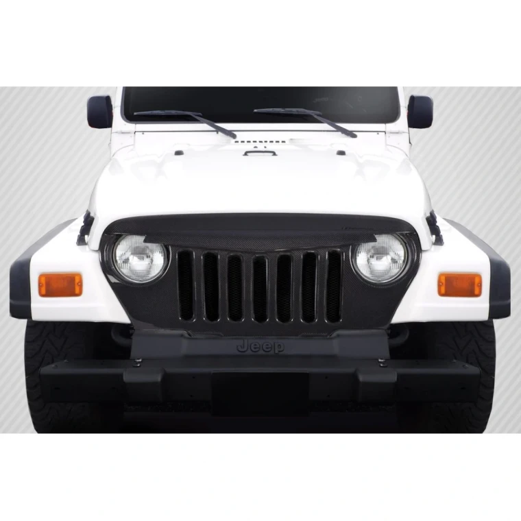 1997-2006 Jeep Wrangler Predator Carbon Fiber Grille - image 1