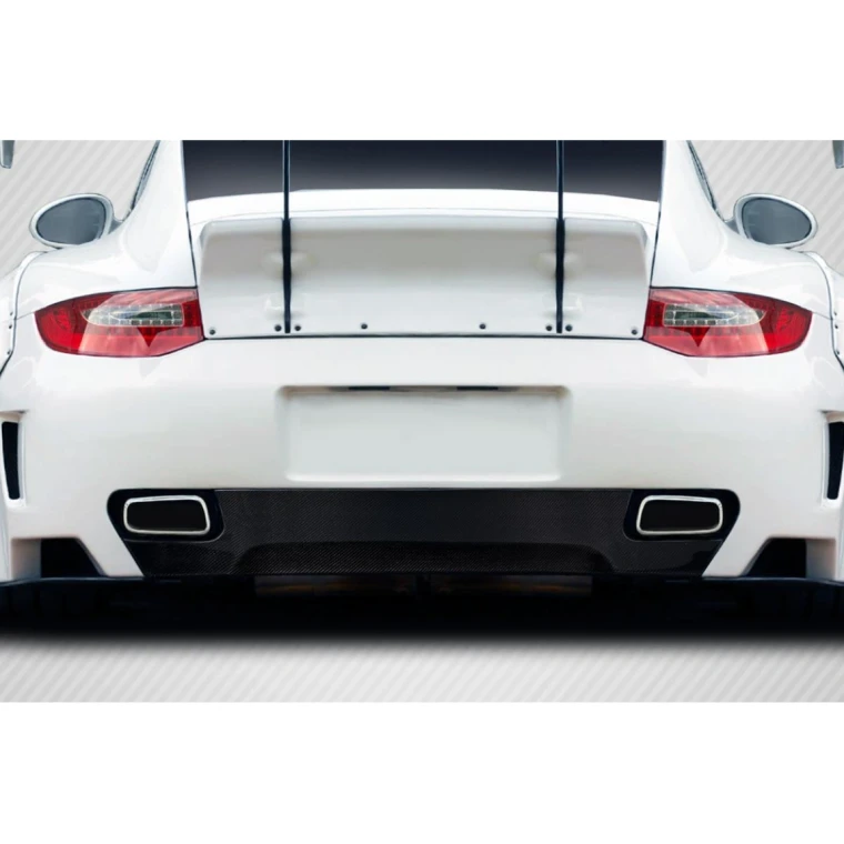 2004-2007 Porsche 997 Taka Carbon Fiber Rear Lip - image 1