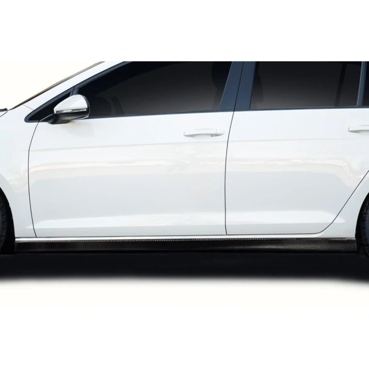 2015-2021 Volkswagen Golf Silk Carbon Fiber Side Skirts - image 1