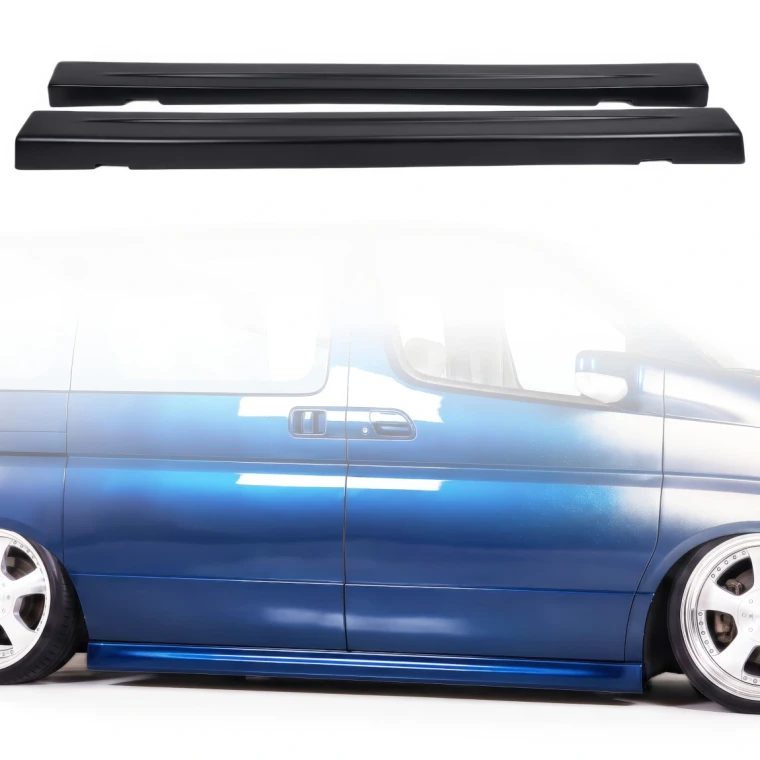 FRP VS Early Side Skirts > Nissan Elgrand (E51) 2002-2010 - image 1