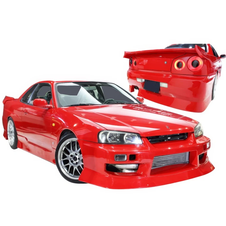 FRP URA D1S2Body Kit 4pc > Nissan Skyline (R34) GT-T 1999-2002 > 2dr - image 1