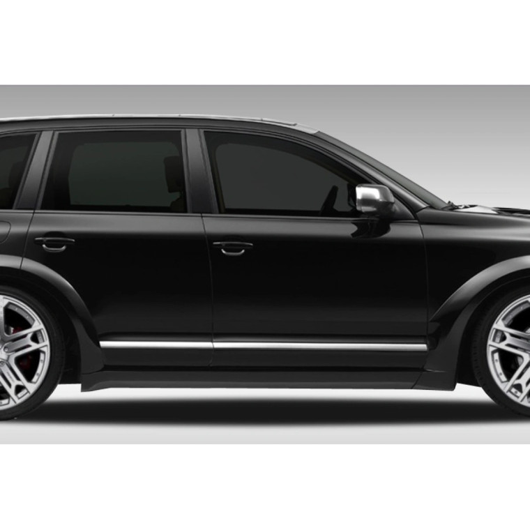 2003-2006 Porsche Cayenne Eros Version 1 Wide Body Side Skirts Rocker Panels - 2 Piece - image 1
