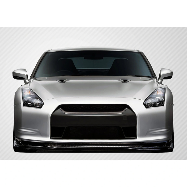 2009-2011 Nissan GT-R R35 Eros Version 5 Front Lip Under Spoiler Air Dam - 1 Piece - image 1
