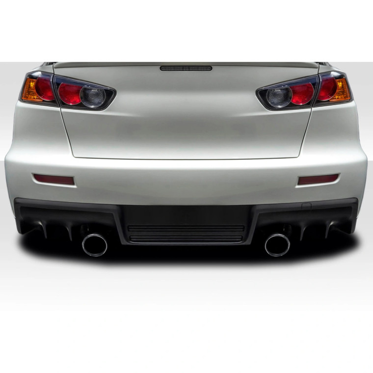 2008-2017 Mitsubishi Lancer Evo X V2 Rear Bumper - 1 Piece - image 1