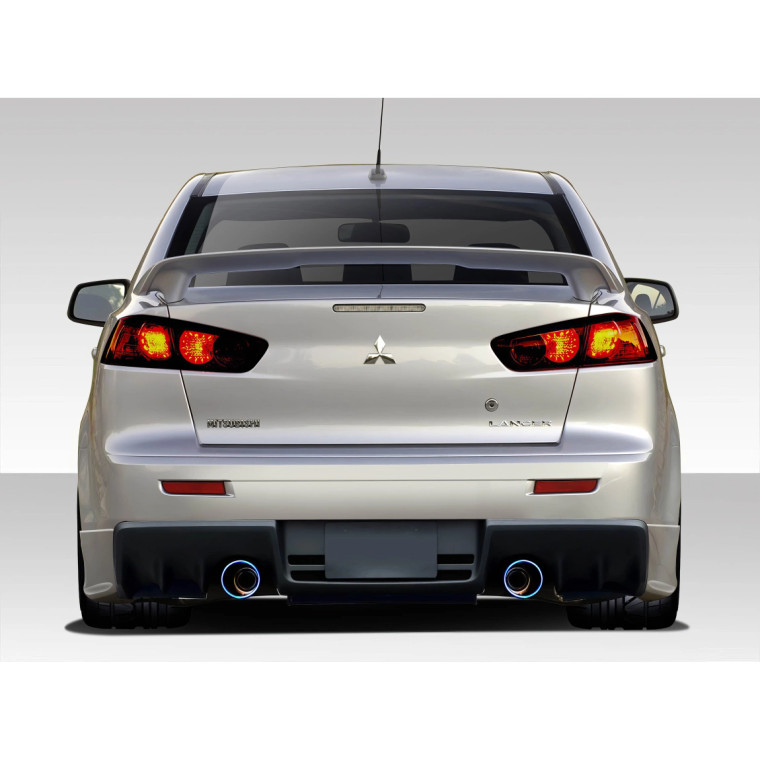 2008-2017 Mitsubishi Lancer Duraflex Evo X V3 Rear Bumper - 1 Piece - image 1