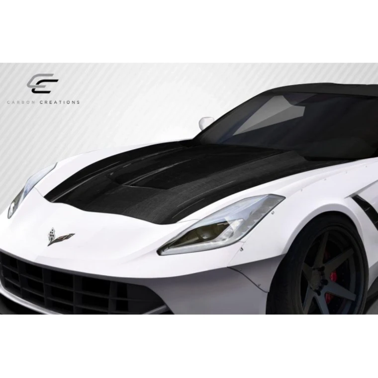2014-2019 Chevrolet Corvette Gran Veloce Carbon Fiber Hood - image 1
