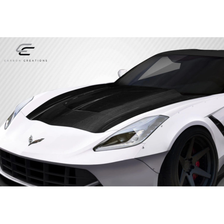 2014-2019 Chevrolet Corvette C7 Gran Veloce Hood - 1 Piece - image 1