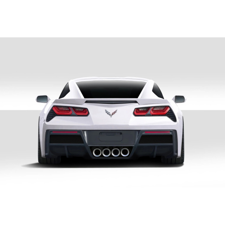 2014-2019 Chevrolet Corvette C7 Duraflex Gran Veloce Rear Diffuser- 1 Piece - image 1