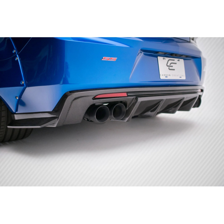 2016-2018 Chevrolet Camaro Grid Rear Diffuser - 1 Piece - image 1