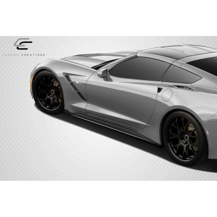 2014-2019 Chevrolet Corvette GT Concept Carbon Fiber Side Skirts - image 1