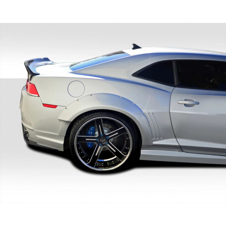 2010-2015 Chevrolet Camaro Duraflex Wide Body GT Concept Rear Fender Flares (+50mm) - 2 Piece - image 1