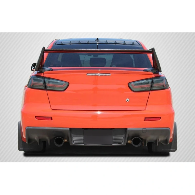 2008-2017 Mitsubishi Evolution GT Concept Carbon Fiber Rear Wing - image 1