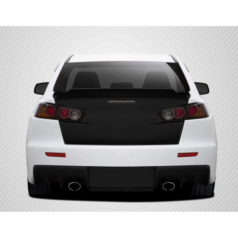 2008-2017 Mitsubishi Lancer / Lancer Evolution 10 GT Concept Trunk - 1 Piece - image 1