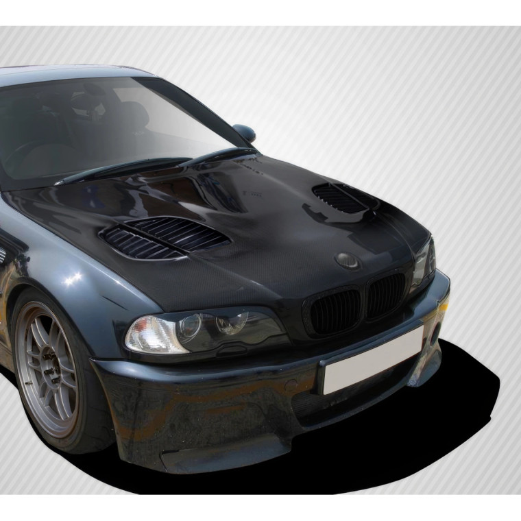 2000-2006 BMW 3 Series E46 2DR GTR Hood - 1 Piece - image 1