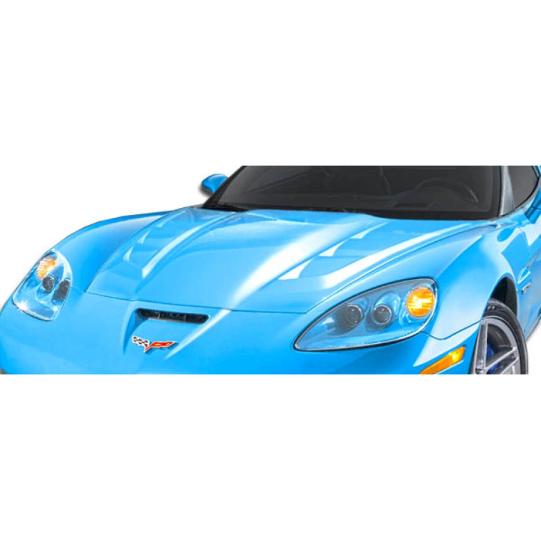 2005-2013 Chevrolet Corvette C6 Duraflex H-Design Hood - 1 Piece - image 1