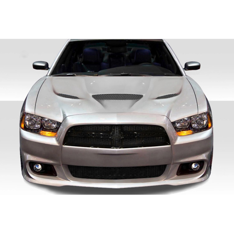 2011-2014 Dodge Charger Hellcat Look Hood - 1 Piece - image 1