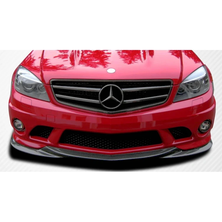 2008-2011 Mercedes C63 L-Sport Carbon Fiber Front Lip - image 1