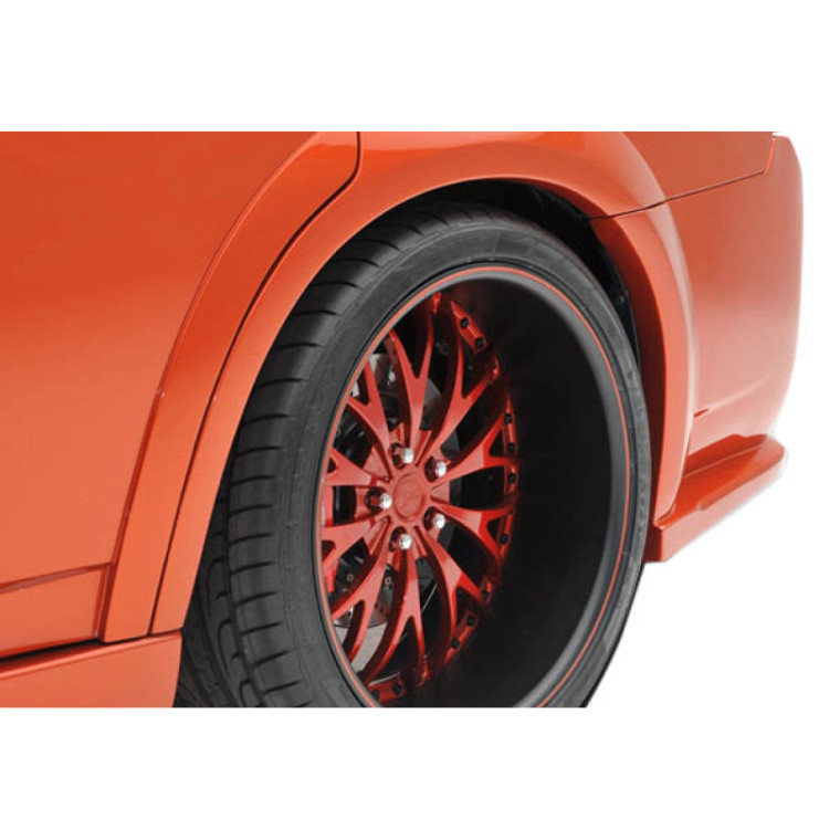 2006-2010 Dodge Charger Polyurethane Luxe Wide Body Door Caps - 2 Piece - image 1