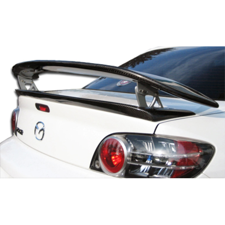 2004-2011 Mazda RX-8 Carbon Creations M-1 Speed Wing Trunk Lid Spoiler - 1 Piece - image 1