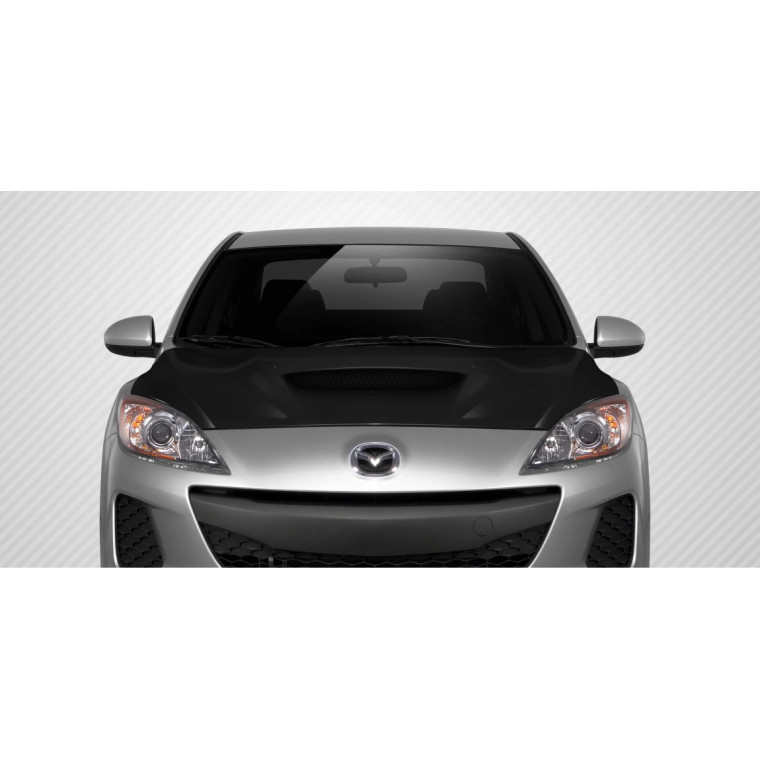 2010-2013 Mazda 3 Carbon Creations M-Speed Hood - 1 Piece - image 1